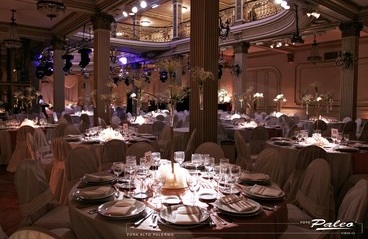 Salón Renoir del Palacio San Miguel armado para fista social